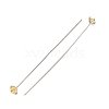Brass Micro Pave Cubic Zirconia Stud Earring Findings CU-CBA4618-01P-04-2