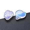 Electroplate Transparent Glass Beads EGLA-L027-D09-2