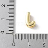 Brass Micro Pave Clear Cubic Zirconia Initial Multi-strand Links KK-S520-01G-10-3