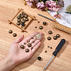 20 Bags Alloy Studs Rivets FIND-CL0002-03AB-3