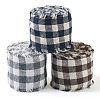 3 Rolls Tartan Cotton Linen Frayed Ribbon OCOR-TAC0035-11B-3