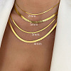 304 Stainless Steel Snake Chain Necklaces for Women WG80FEF-19-2