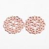 Tibetan Style Filigree Joiners Links LS-TIBE-A11623-RG-LF-2