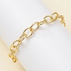 Brass Cable Chains Bracelets for Women BJEW-JB12754-1