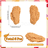 6Pcs Artificial Plastic Fried Chicken Wing Model DJEW-SC0001-17B-2