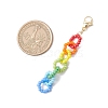 Glass Chain Pendant Decorations X1-HJEW-TA00358-3