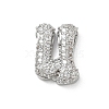 Brass Micro Pave Cubic Zirconia Pendants KK-A300-02P-U-1