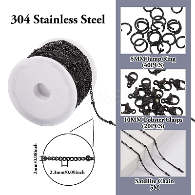 DIY Chain Necklace Bracelet Making Kit DIY-TA0005-37-1
