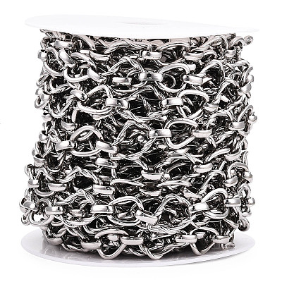 Alloy Teardrop with Twining Chains LCHA-T001-12P-1