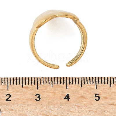 304 Stainless Steel Cuff Rings RJEW-P150-04G-1