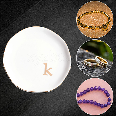 Round Ceramic Jewelry Dish AJEW-WH20067-023C-1
