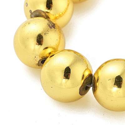 Synthetic Magnetic Hematite Beads Strands G-M095-B01-01G-1