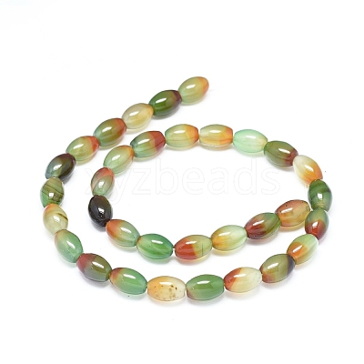 Natural Peacock Agate Beads Strands G-D0005-08-1