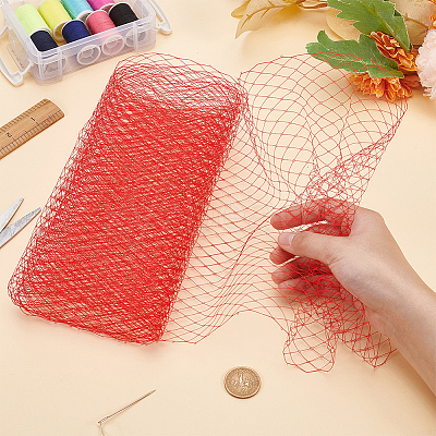2M Deco Mesh Ribbons SRIB-WH0011-177C-1