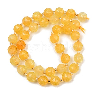 Dyed Imitation Jade Glass Beads Strands GL-Z001-02A-04-1