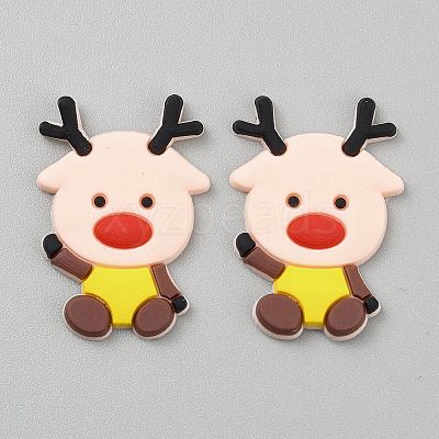 Christmas Silicone Cabochons SIL-WH0018-32B-1