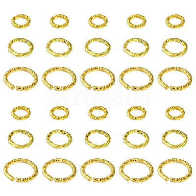 90Pcs 3 Styles Iron Open Jump Rings IFIN-YW0003-45-1
