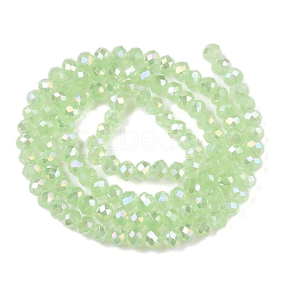 Electroplate Glass Beads Strands EGLA-A044-J3mm-B08-1