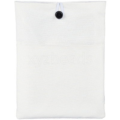 Cotton & Linen Book Sleeve with Button & Front Pocket ABAG-WH20005-14C-01-1