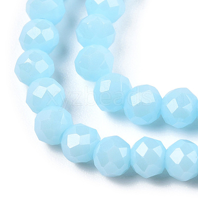 Electroplate Glass Beads Strands EGLA-A034-P2mm-A04-1