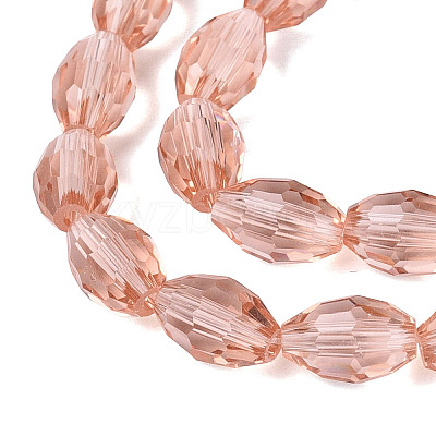Transparent Glass Beads Strands GLAA-N071-01A-A04-1