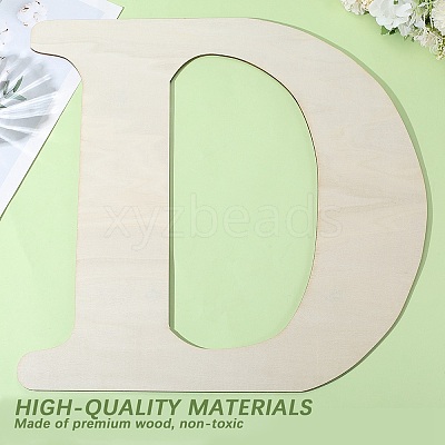 Letter Unfinished MDF Sheets WOOD-WH20012-008D-1