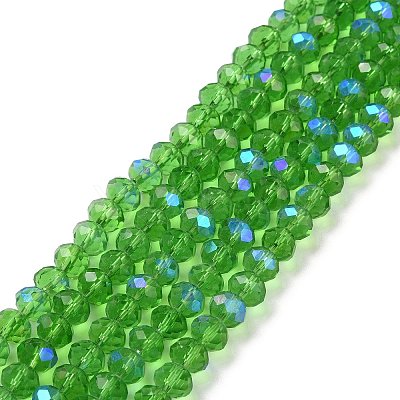 Electroplate Glass Beads Strands EGLA-A034-T2mm-L08-1
