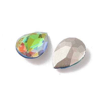 Glass Rhinestone Cabochons RGLA-L029-04A-SPLA-1