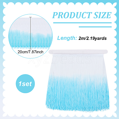2M Two Tone Polyester Tassel Ribbon OCOR-FG0002-37B-1