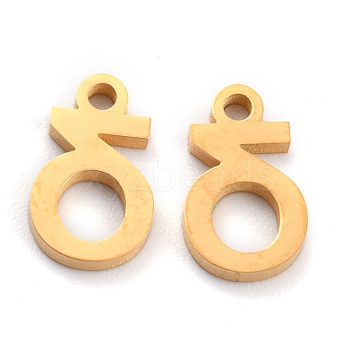 304 Stainless Steel Pendants STAS-F267-10D-G-1