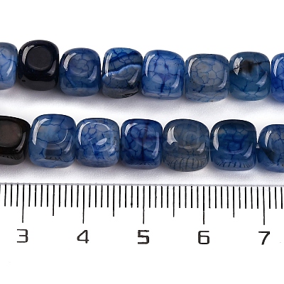 Natural Dragon Veins Agate Beads Strands G-G177-E07-01-1