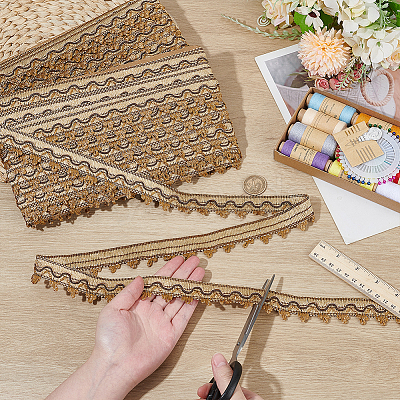 Polyester Braided Ribbons OCOR-WH0112-006B-1
