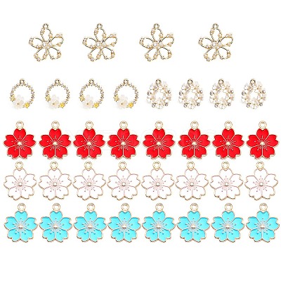 Alloy Enamel Pendants ENAM-SZ0001-09LG-1