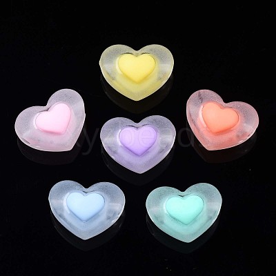 Transparent Acrylic Beads TACR-S135-017-1
