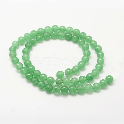 Natural Green Aventurine Bead Strands G-P281-01-10mm-1