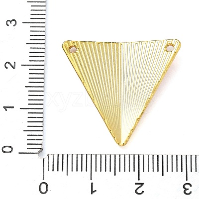 Rack Plating Brass Enamel Triangle Connector Charms KK-G515-09G-1