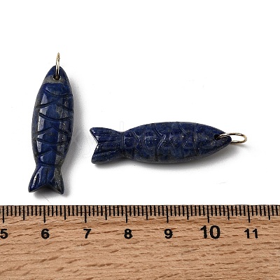 Natural Dyed Lapis Lazuli Carved Pendants G-G314-01G-05-1