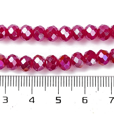 Baking Electroplate Glass Beads Strands LS-DGLA-A039-J10mm-B02-1