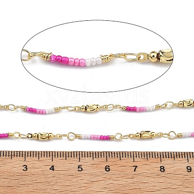 Brass Ball Chains KK-D368-02G-C-1