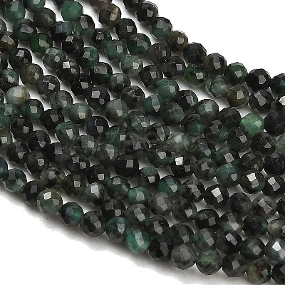 Natural Emerald Beads Strands GG-CBA77FB-B13-3mm-1