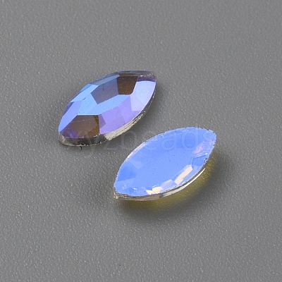 Transparent K9 Glass Cabochons GLAA-TAC0012-15A-1