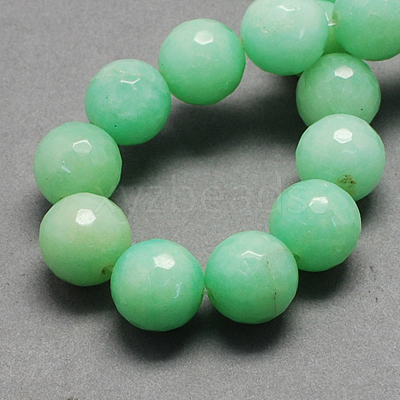 Natural White Jade Bead Strands G-R166-12mm-M2-1