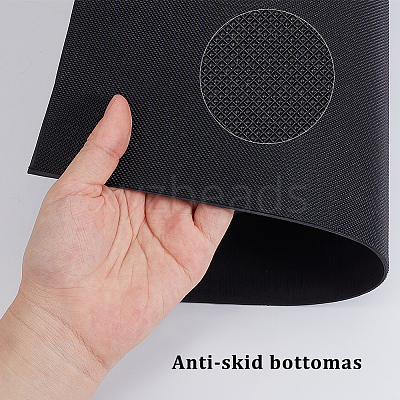 Rectangle Rubber Anti-slip Stickers for Shoe Soles AJEW-WH20020-506B-1