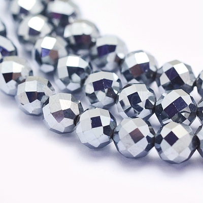 Terahertz Stone Beads Strands G-O166-14-4mm-1