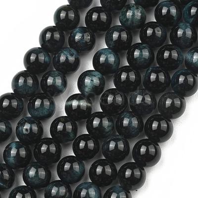 Natural Tiger Eye Bead Strands G-D840-54-6mm-05-1
