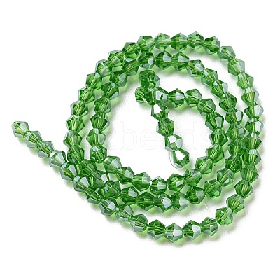 Transparent Electroplate Glass Beads Strands LS-EGLA-A039-T2mm-A03-1