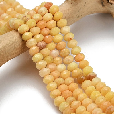 Natural White Jade Beads Strands G-Z111-A07-1