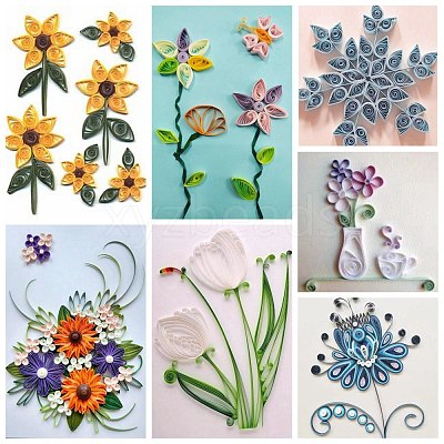 6 Colors Quilling Paper Strips DIY-J001-3mm-A04-1