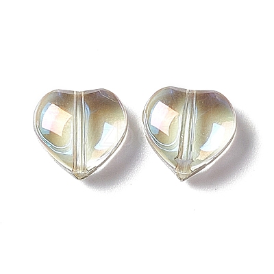 Electroplate Glass Bead EGLA-H102-08N-1
