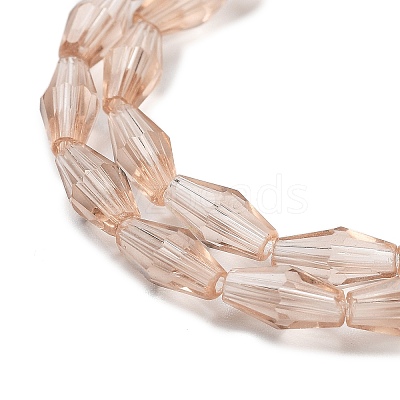 Glass Beads Strands GLAA-R026-8x4mm-14-1